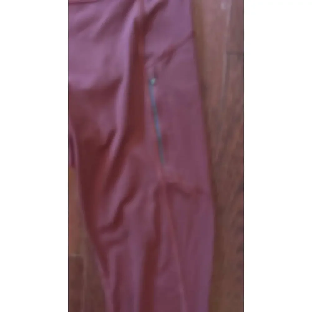 Athleta Rainier Tight High Rise Leggings in Spiced Cabernet Red Small S - Picture 5 of 8